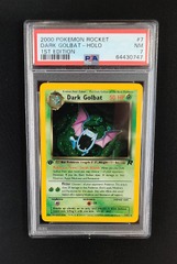 Dark Golbat 7/82 PSA 7 NM 1st Edition Team Rocket Pokemon Graded Card